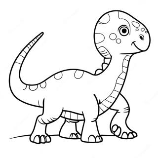 Pagina Da Colorare Di Parasaurolophus 38666-32143