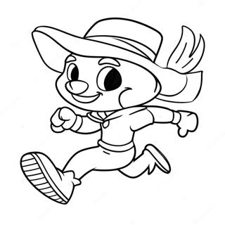 Pagina Da Colorare Di Speedy Gonzales Che Corre Veloce 38767-32222