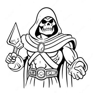 Pagina Da Colorare Skeletor Con La Sua Spada 39228-32581