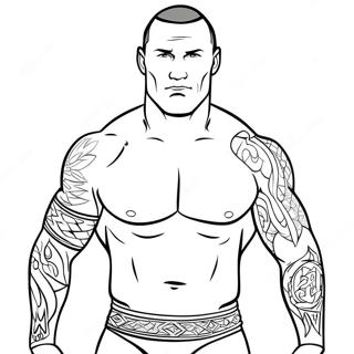 Pagina Da Colorare Di Randy Orton Wwe 39387-32695