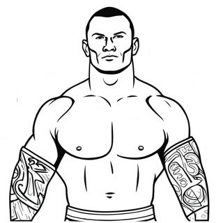 Pagina Da Colorare Di Randy Orton Wwe 39387-32696