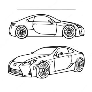 Pagina Da Colorare Della Lexus Sportiva 39608-32873