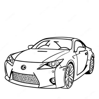 Pagina Da Colorare Della Lexus Sportiva 39608-32875