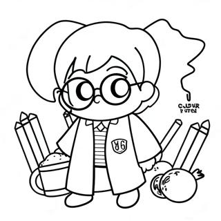 Harry Potter Chibi Pagine Da Colorare