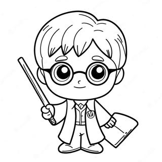 Pagina Da Colorare Di Harry Potter Chibi 39637-32895