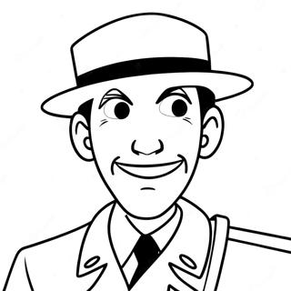 Pagina Da Colorare Di Inspector Gadget 39687-32938