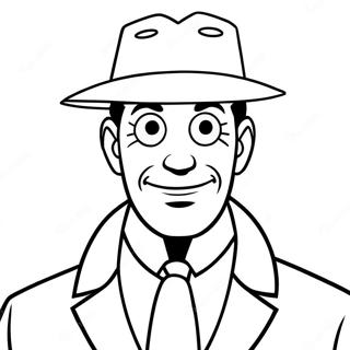 Pagina Da Colorare Di Inspector Gadget 39687-32940