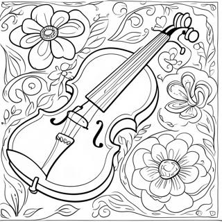 Violino Pagine Da Colorare