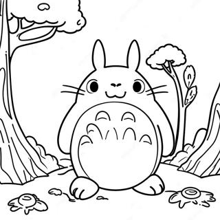 Pagina Da Colorare Di Totoro 3980-3220