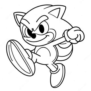 Pagina Da Colorare Di Sonic Il Riccio Che Corre Veloce 3991-3230