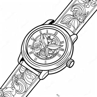 Pagina Da Colorare Orologio 40117-33272