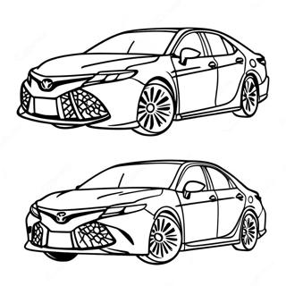 Toyota Camry Pagine Da Colorare