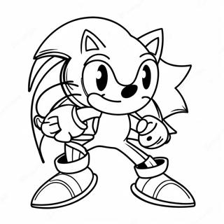 Pagina Da Colorare Di Sonic Underground 40197-33330