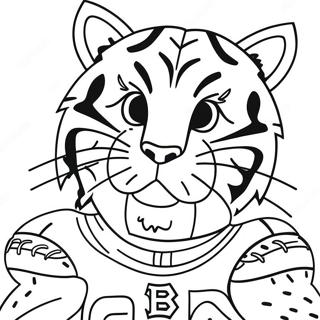 Pagina Da Colorare Del Mascotte Dei Cincinnati Bengals 40588-33653