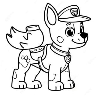 Paw Patrol Tracker Pagina Da Colorare 40748-33754