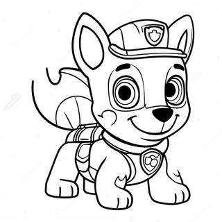 Paw Patrol Tracker Pagina Da Colorare 40748-33756