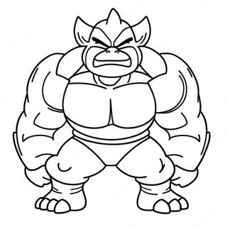 Machamp Pagine Da Colorare