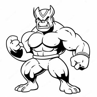 Machamp Pagine Da Colorare