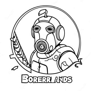 Pagina Da Colorare Del Logo Borderlands 40878-33855