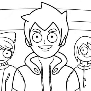 Pagina Da Colorare Di Eddsworld 40918-33906