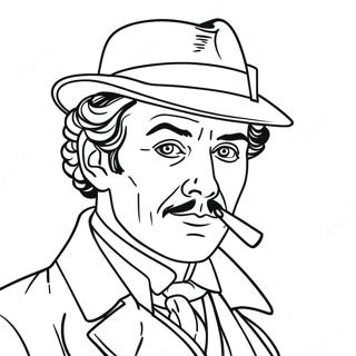 Pagina Da Colorare Di Sherlock Holmes 40928-33888