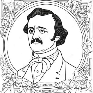 Edgar Allan Poe Pagine Da Colorare