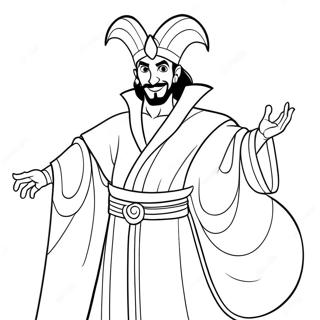 Jafar Nella Sua Veste Magica Da Colorare 41059-34002