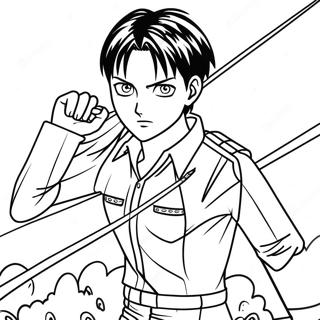 Levi Ackerman Da Colorare In Attack On Titan 41118-34146