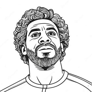 Mo Salah Pagine Da Colorare