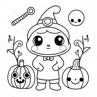 Pagina Da Colorare Kawaii Halloween 41228-34232