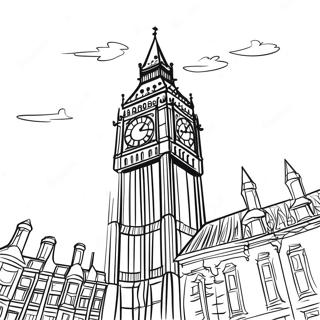 Pagina Da Colorare Torre Di Big Ben 41279-34272