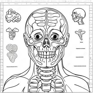 Anatomia Umana Pagine Da Colorare