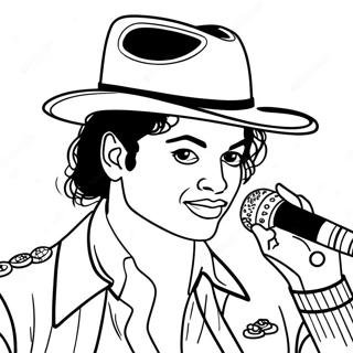 Pagina Da Colorare Di Michael Jackson Cattivo 41439-34390