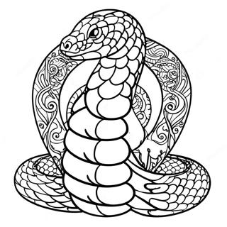 Pagina Da Colorare Dellemblema Del Serpente Slytherin 41740-34652