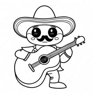 Mariachi Pagine Da Colorare