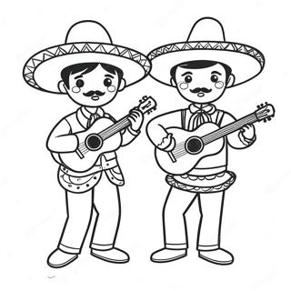 Mariachi Pagine Da Colorare