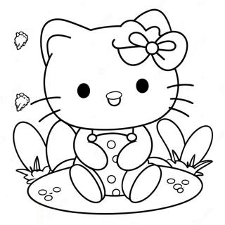 Pagina Da Colorare Di Hello Kitty Pasqua 42260-35039