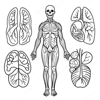 Pagina Da Colorare Dei Sistemi Del Corpo 42280-35047