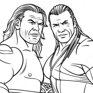 Pagina Da Colorare Della Wwe 42360-35120