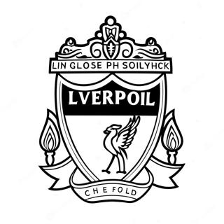 Pagina Da Colorare Del Logo Del Liverpool 42370-35309