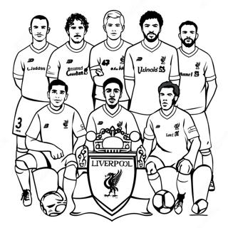 Pagina Da Colorare Dei Giocatori Del Liverpool Football Club 42371-35317