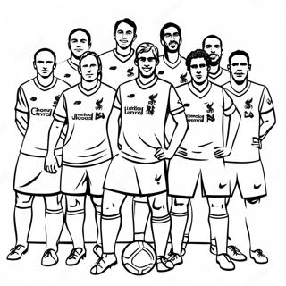 Pagina Da Colorare Dei Giocatori Del Liverpool Football Club 42371-35319