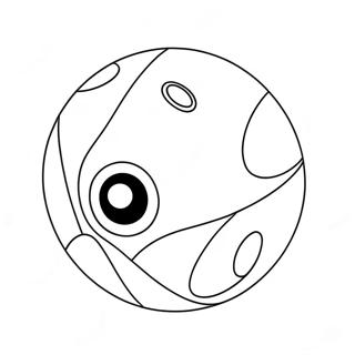 Pagina Da Colorare Pokeball 4250-3427