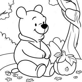 Pagina Da Colorare Del Ringraziamento Di Winnie The Pooh 42841-35678