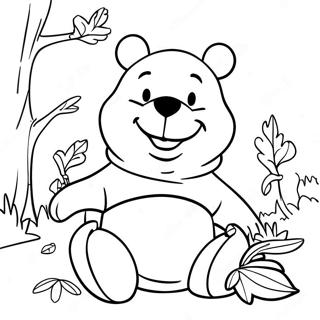 Pagina Da Colorare Del Ringraziamento Di Winnie The Pooh 42841-35680