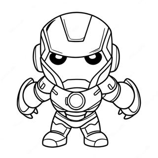 Pagina Da Colorare Delladorabile Chibi Iron Man 42932-35750