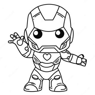 Pagina Da Colorare Delladorabile Chibi Iron Man 42932-35752