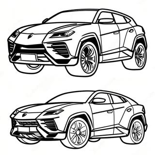 Lamborghini Urus Pagine Da Colorare