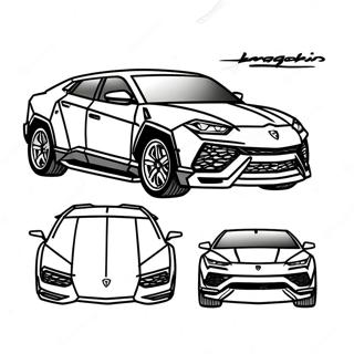 Pagina Da Colorare Lamborghini Urus 43102-35879