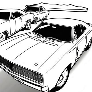 Dodge Charger Del 1969 Pagine Da Colorare